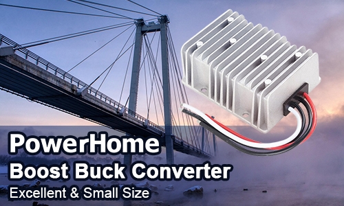 DC DC boost buck converter 8v-40v to 13.8v features