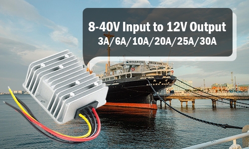 DC DC boost buck converter 8v-40v features