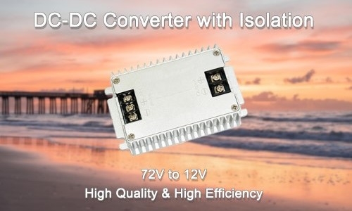 DC-DC converter with isolation 72V to 12V feature