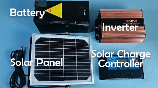 DIY solar power generator parts