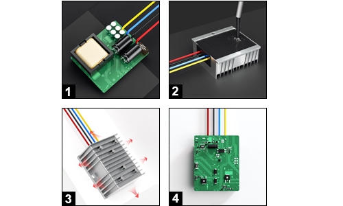 IsolatedC DC converter 48V to 24V details