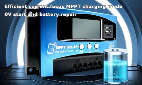 MPPT charge controller with bluetooth wifi feature