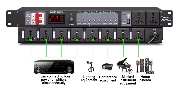 power sequencer for audio application