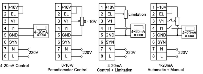Mini Single-Phase Power Regulator Wiring Diagram