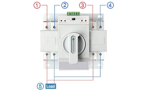 63A Single Phase Automatic Transfer Switch Details