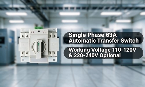 63A Single Phase Automatic Transfer Switch Details