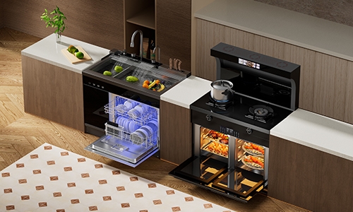 Single-phase automatic voltage stabilizer for kitchen appliances