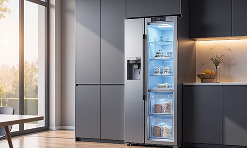 Single-phase automatic voltage stabilizer for smart refrigerators