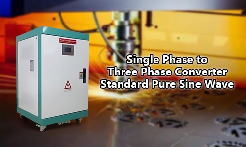 Single phase to three phase converter feature