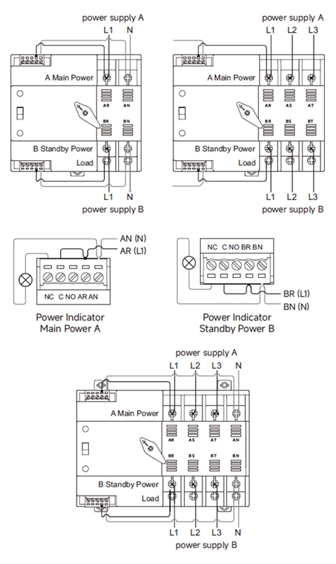 Solar Automatic Transfer Switch Wiring Diagram