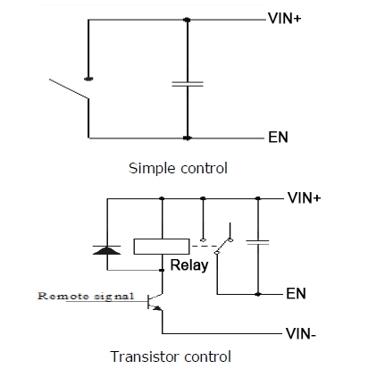 Various circuits for driving the EN