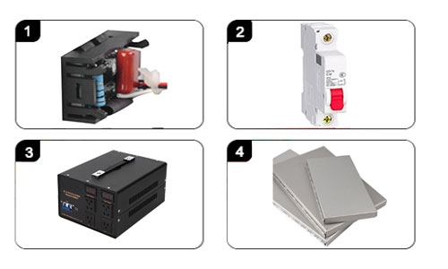 voltage converter transformer with display details