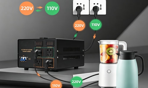 voltage converter transformer with display for home appliances