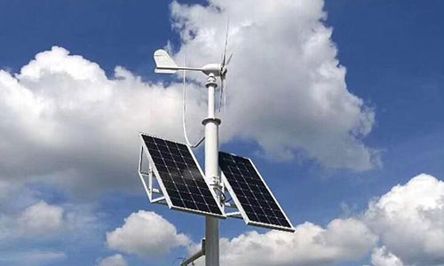 Wind turbine for street lights