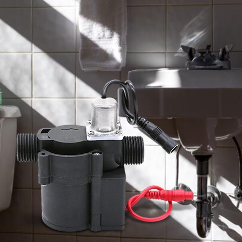Mini hydroelectric sanitary use