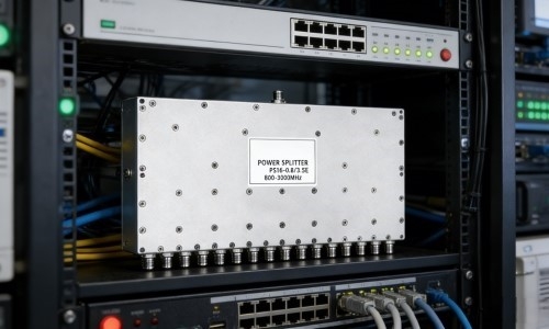 RF power divider 16 way feature